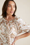 Palm Print Blouse  Palm Print  hi-res