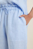 Core Linen Tie Up Pant  Clear Sky  hi-res