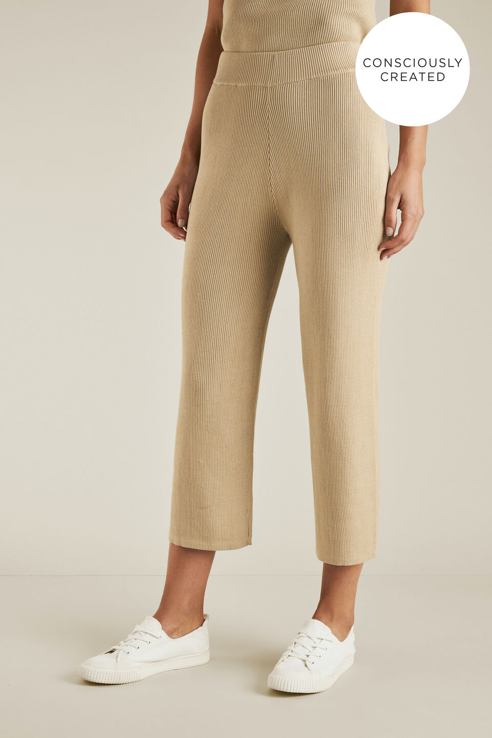 Sustainable Rib Knit Pant  