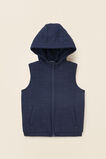 Core Logo Puffer Vest  Midnight Blue  hi-res