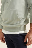 Mens Cotton Hoodie  Iceberg Green  hi-res