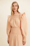 Textured Frill Top  Light Ginger  hi-res