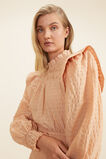 Textured Frill Top  Light Ginger  hi-res
