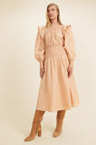 Textured Frill Top  Light Ginger  hi-res