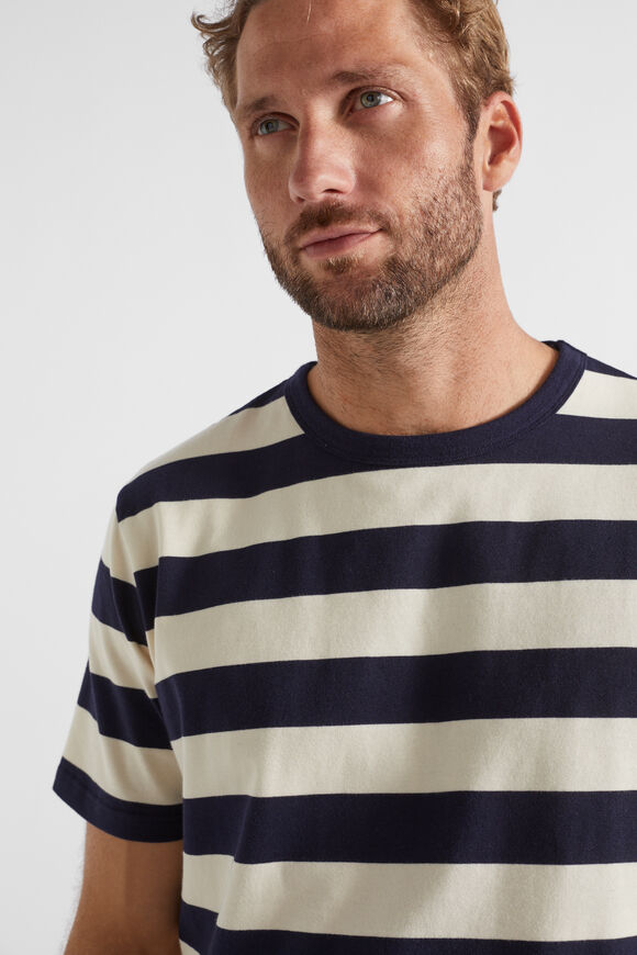 Classic Stripe Tee  Ecru Stripe  hi-res
