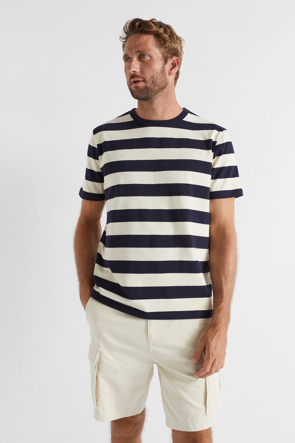 Classic Stripe Tee  Ecru Stripe  hi-res