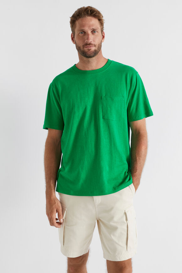 Summer Pocket Tee  Kelly Green  hi-res