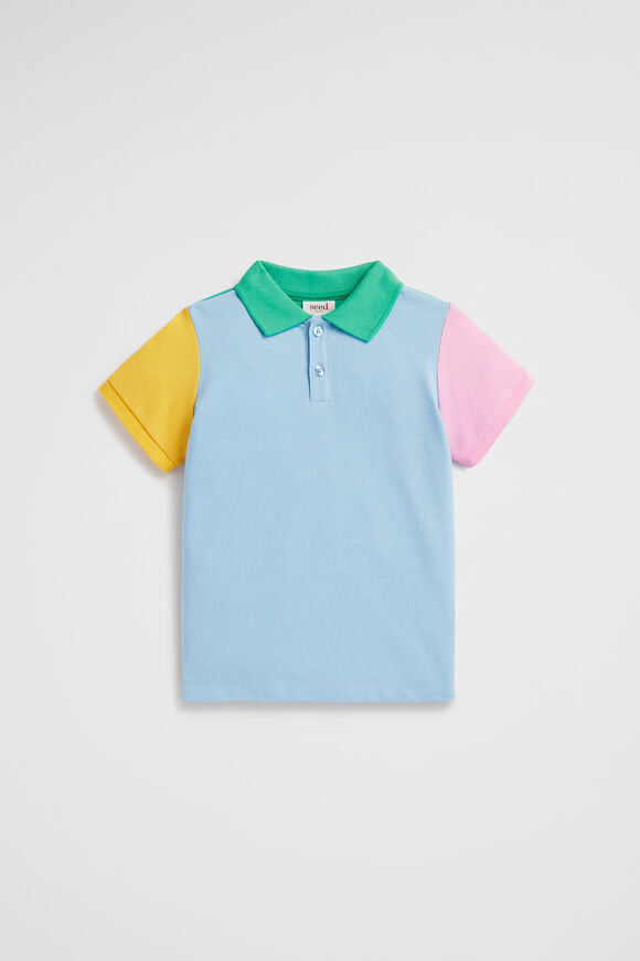 Core Polo Tee  Dove Blue  hi-res