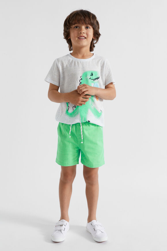 Core Logo Short  Pine Lime  hi-res