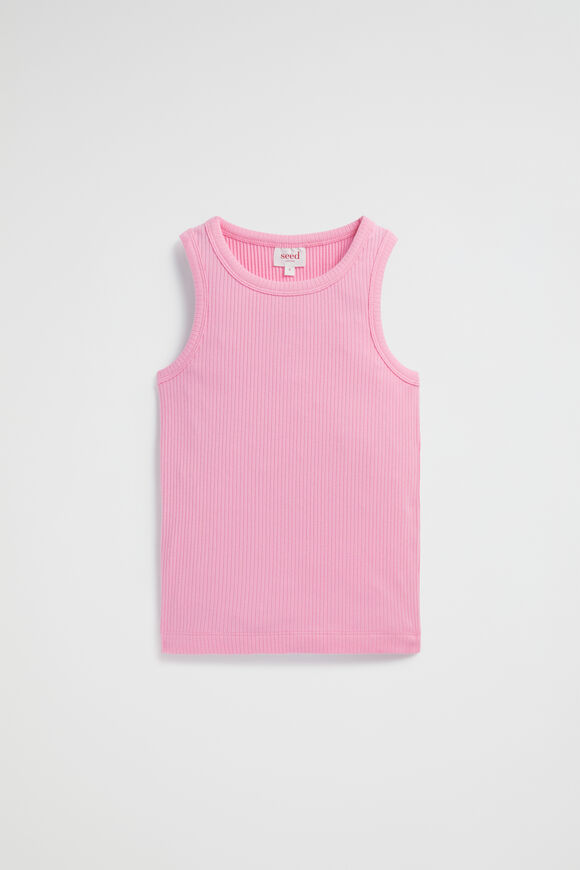 Rib Tank  Candy Pink  hi-res