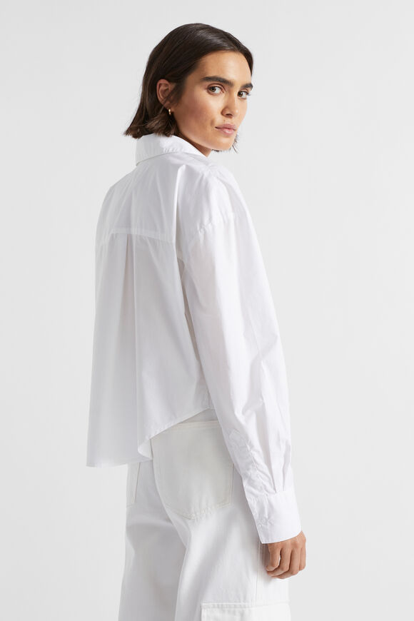 Cargo Poplin Shirt  Whisper White  hi-res