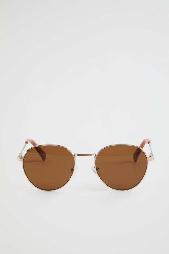 Billie Round Sunglasses  Gold  hi-res