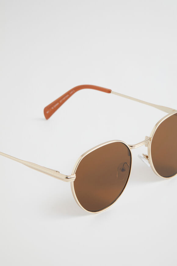 Billie Round Sunglasses  Gold  hi-res