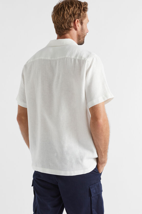 Linen Utility Shirt  Vintage White  hi-res