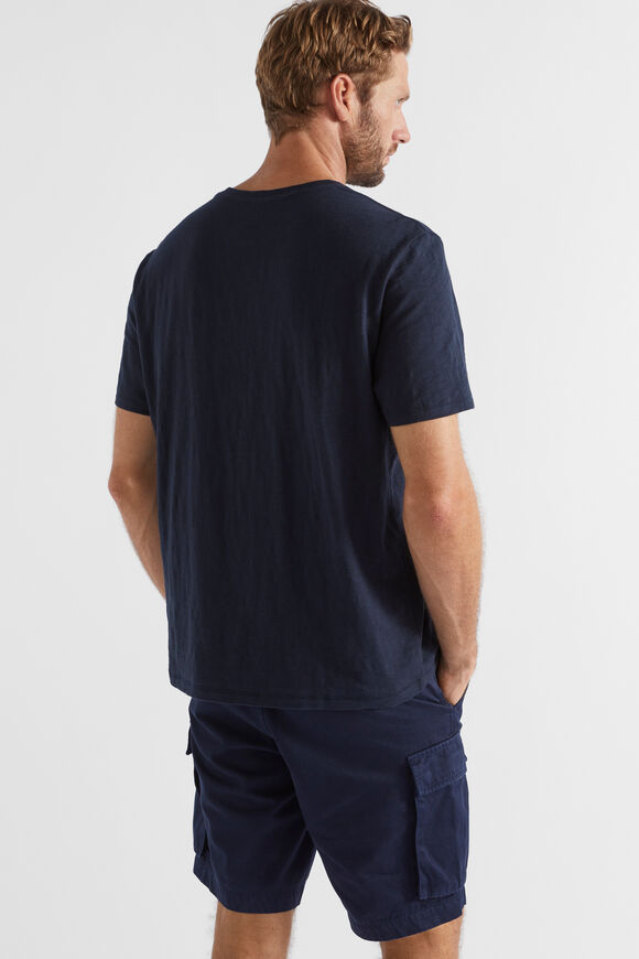 Henley Tee  Midnight Blue  hi-res