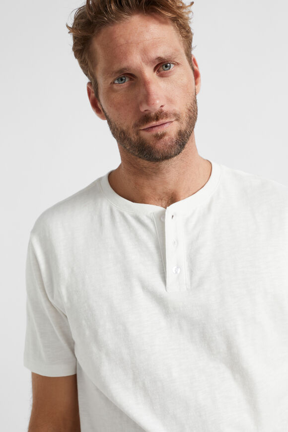 Henley Tee  Vintage White  hi-res