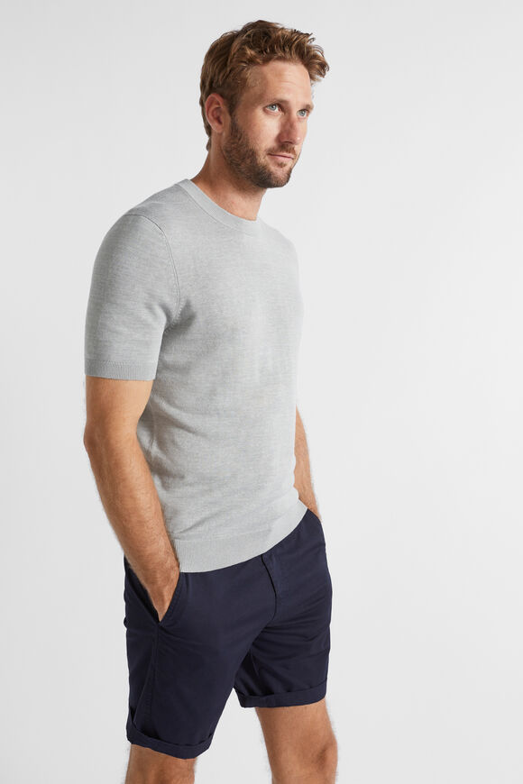 Crewneck Knit  Grey Marle  hi-res