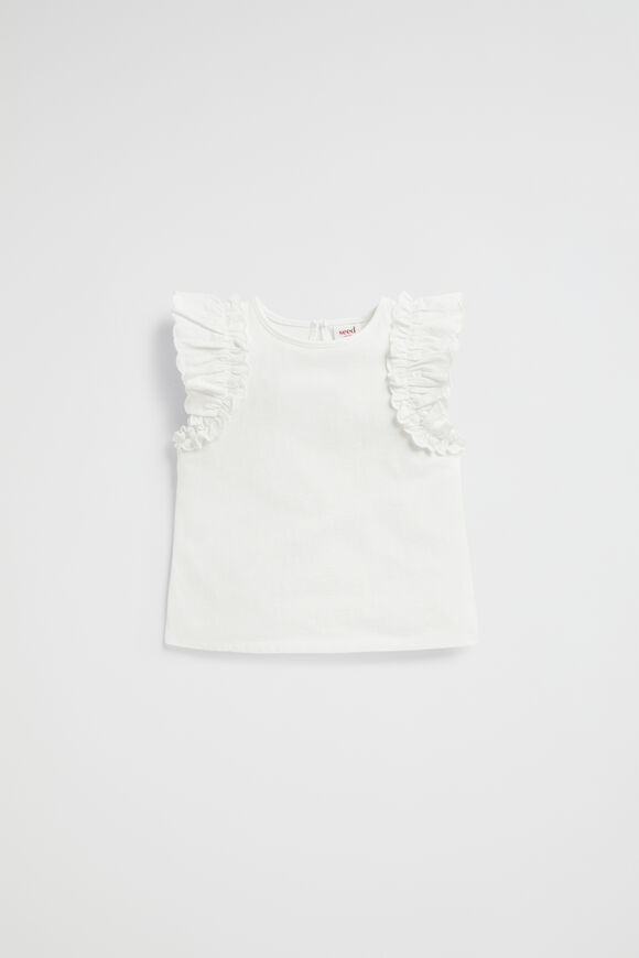 Splice Scollop Tee  Canvas  hi-res