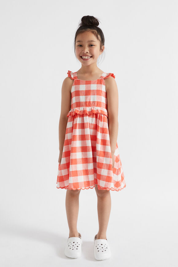 Gingham Dress  Watermelon  hi-res