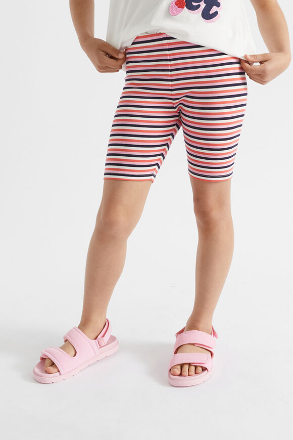 Stripe Bike Short  Multi  hi-res