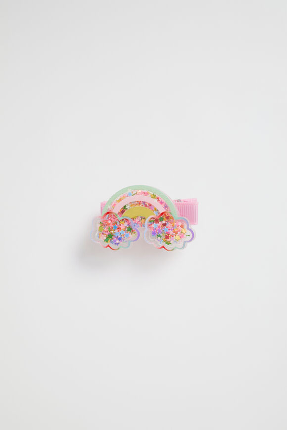 Hard Rainbow Shaker Duck Clip  Multi  hi-res