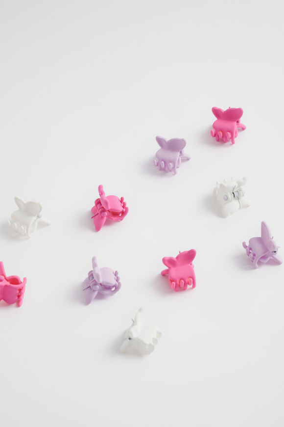 Summer Mini Butterfly Clips  Multi  hi-res