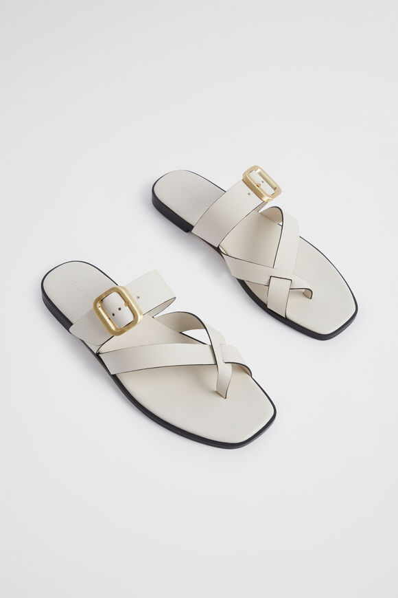 Sutton Buckle Slide  Bone  hi-res