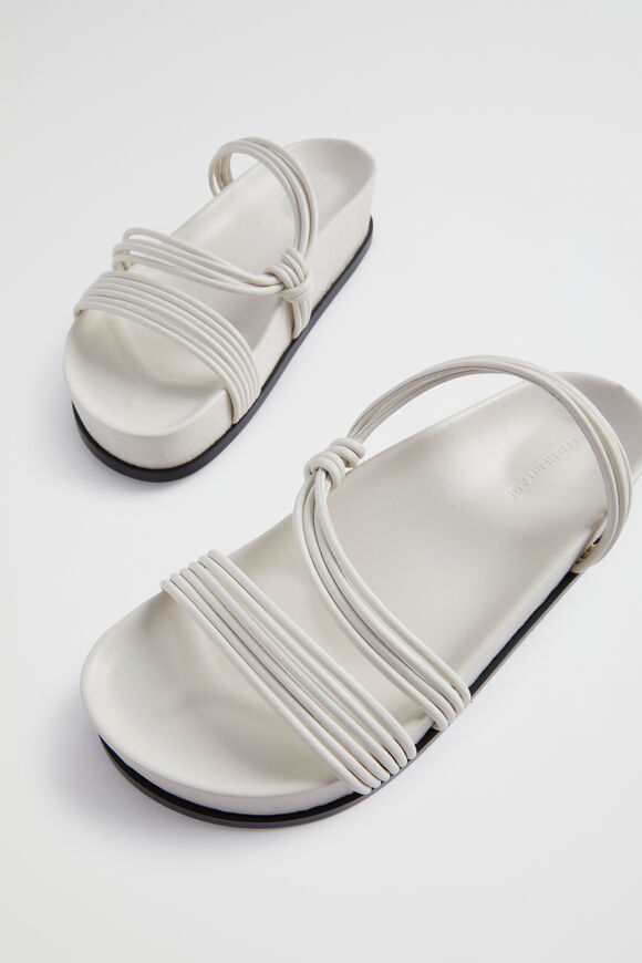 Harley Footbed Slide  Bone  hi-res