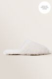 Bel Leather Slipper  Cream  hi-res