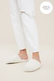 Bel Leather Slipper  Cream  hi-res