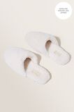 Bel Leather Slipper  Cream  hi-res