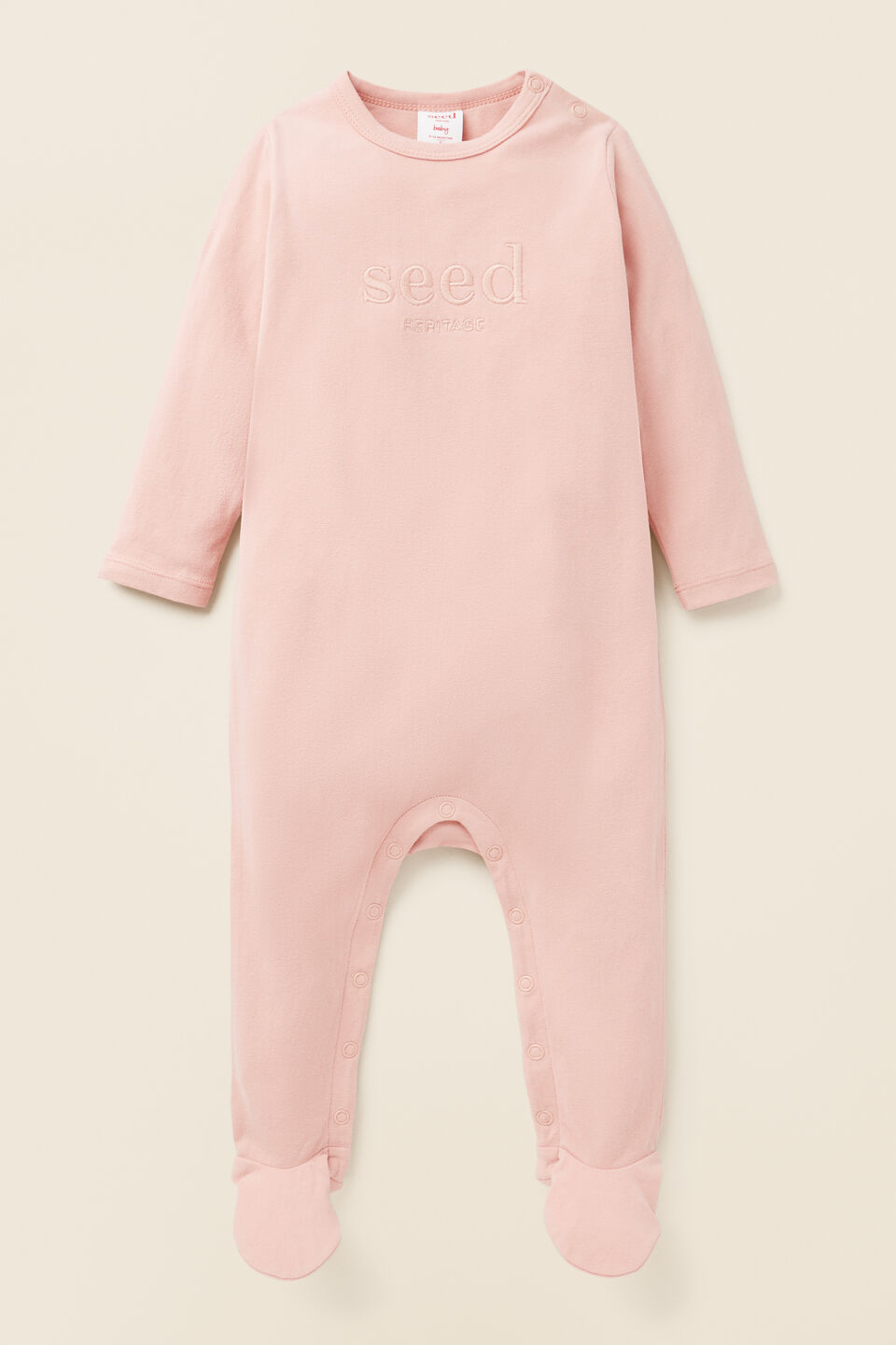 Core Logo Jumpsuit  Chalk Pink