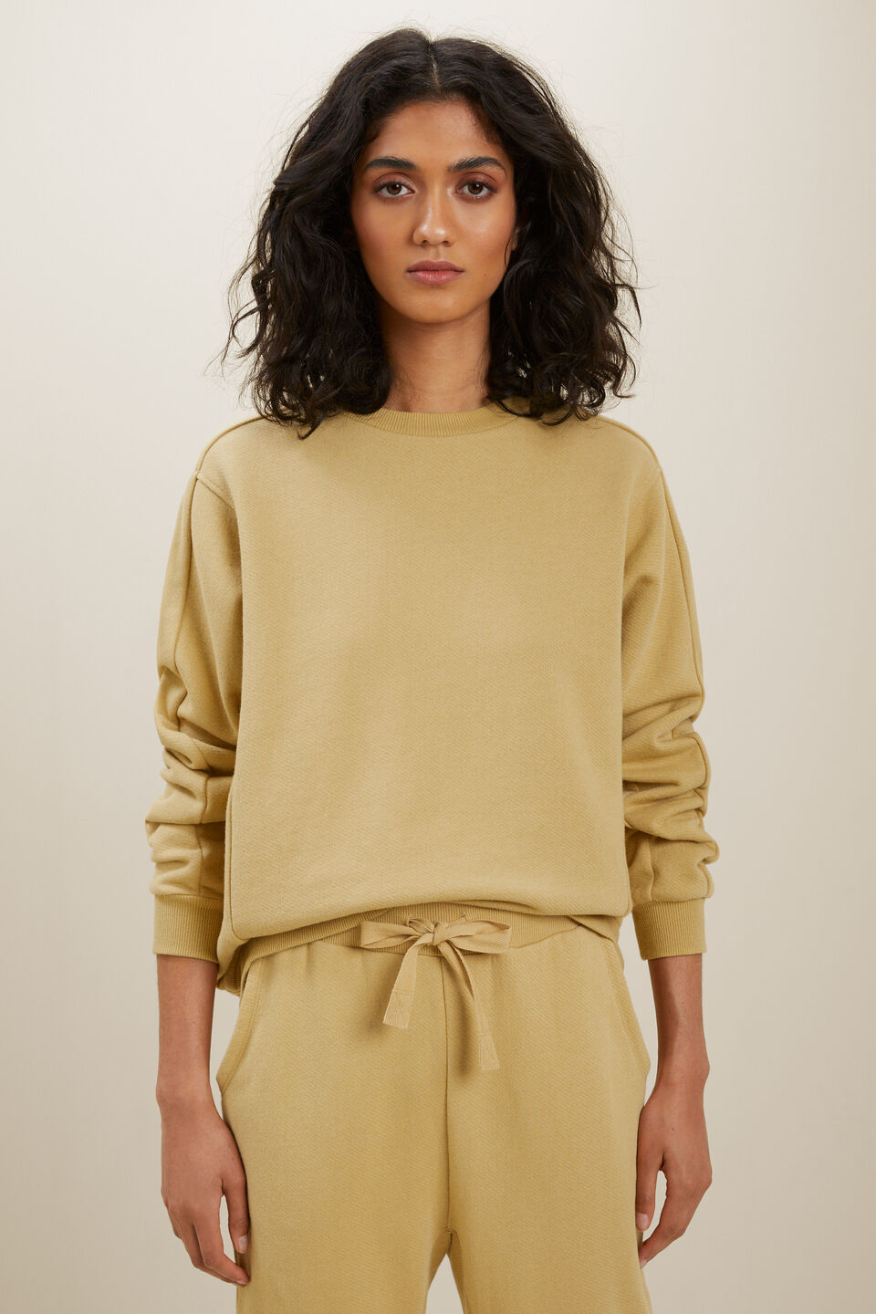 Terry Sweater  Fawn