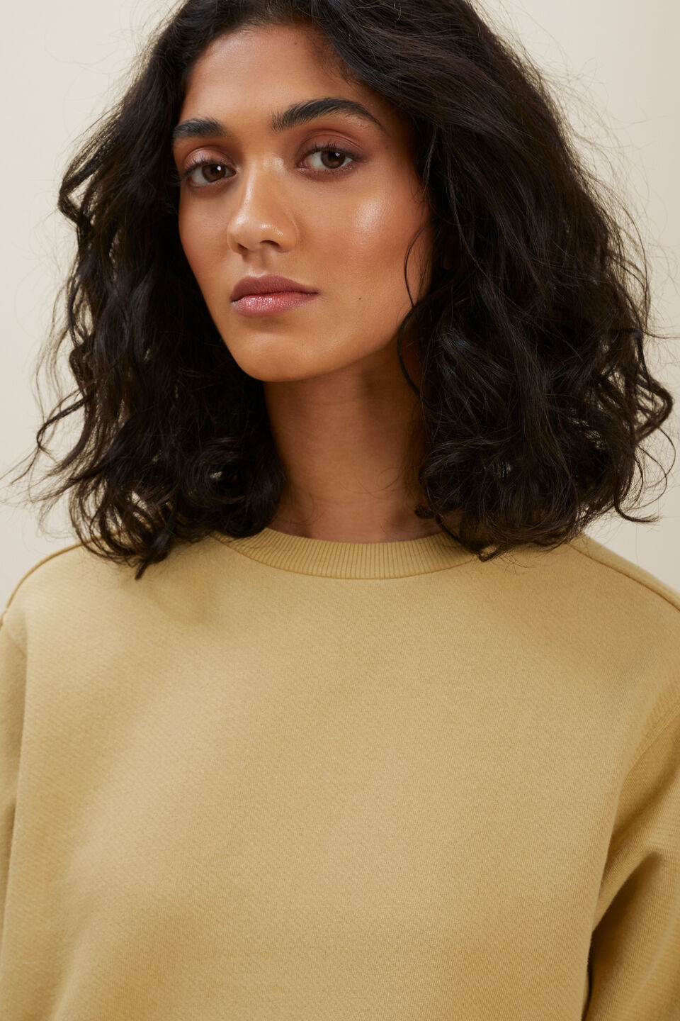 Terry Sweater  Fawn