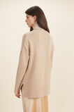Merino Wool Roll Neck Sweater  Champagne Beige Marle  hi-res