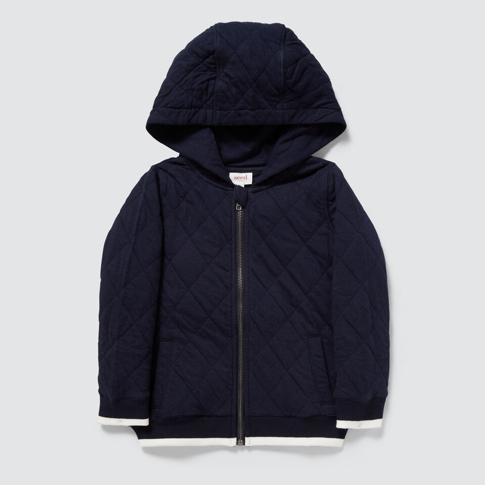 Quilted Hoodie  
