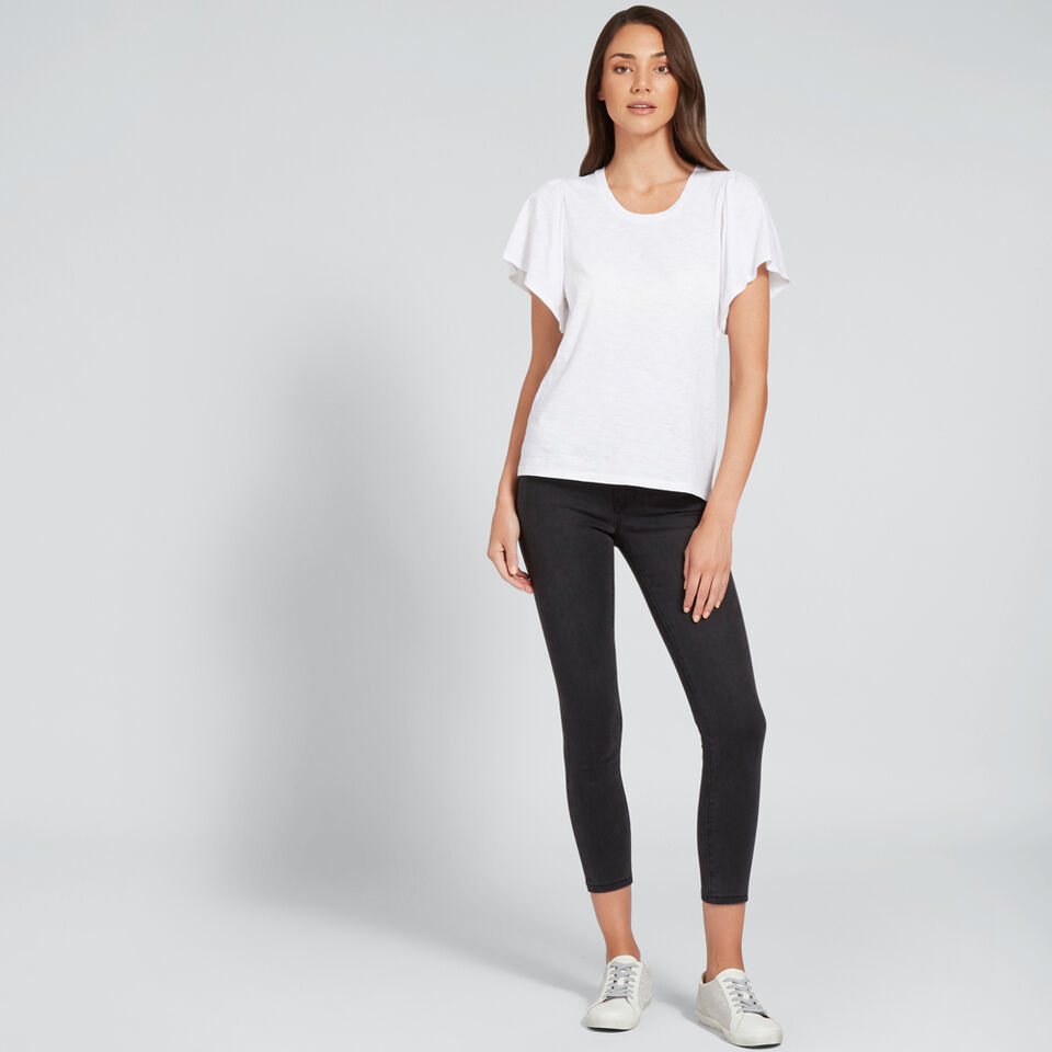 Flutter Sleeve Tee  