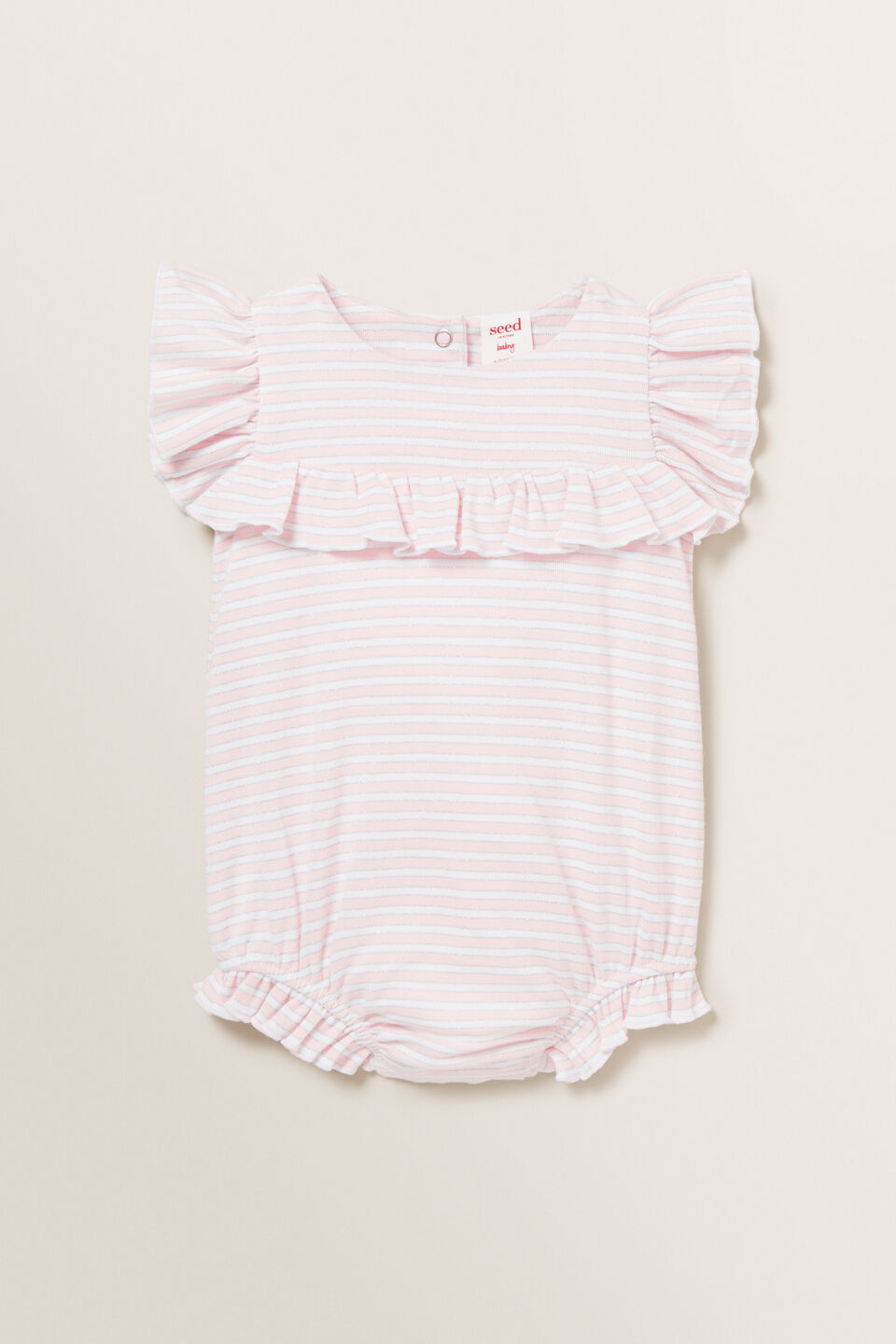 Stripe Jersey Romper  