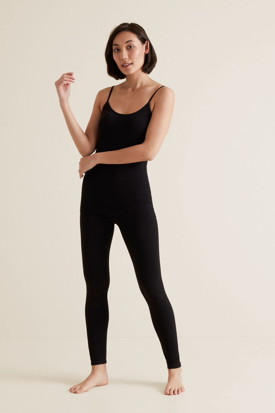Seamless Singlet  Black