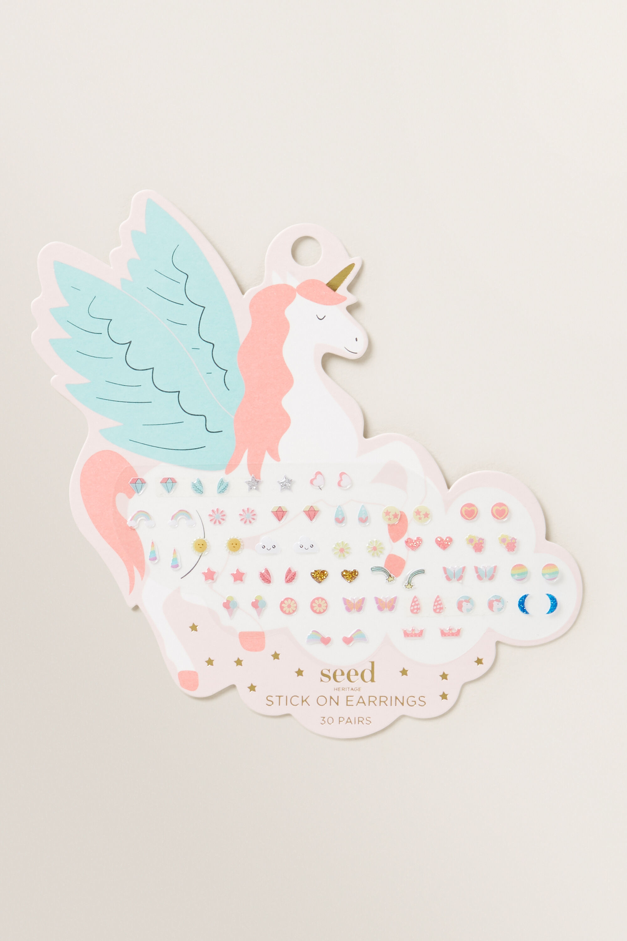 Unicorn stick on earrings 2025