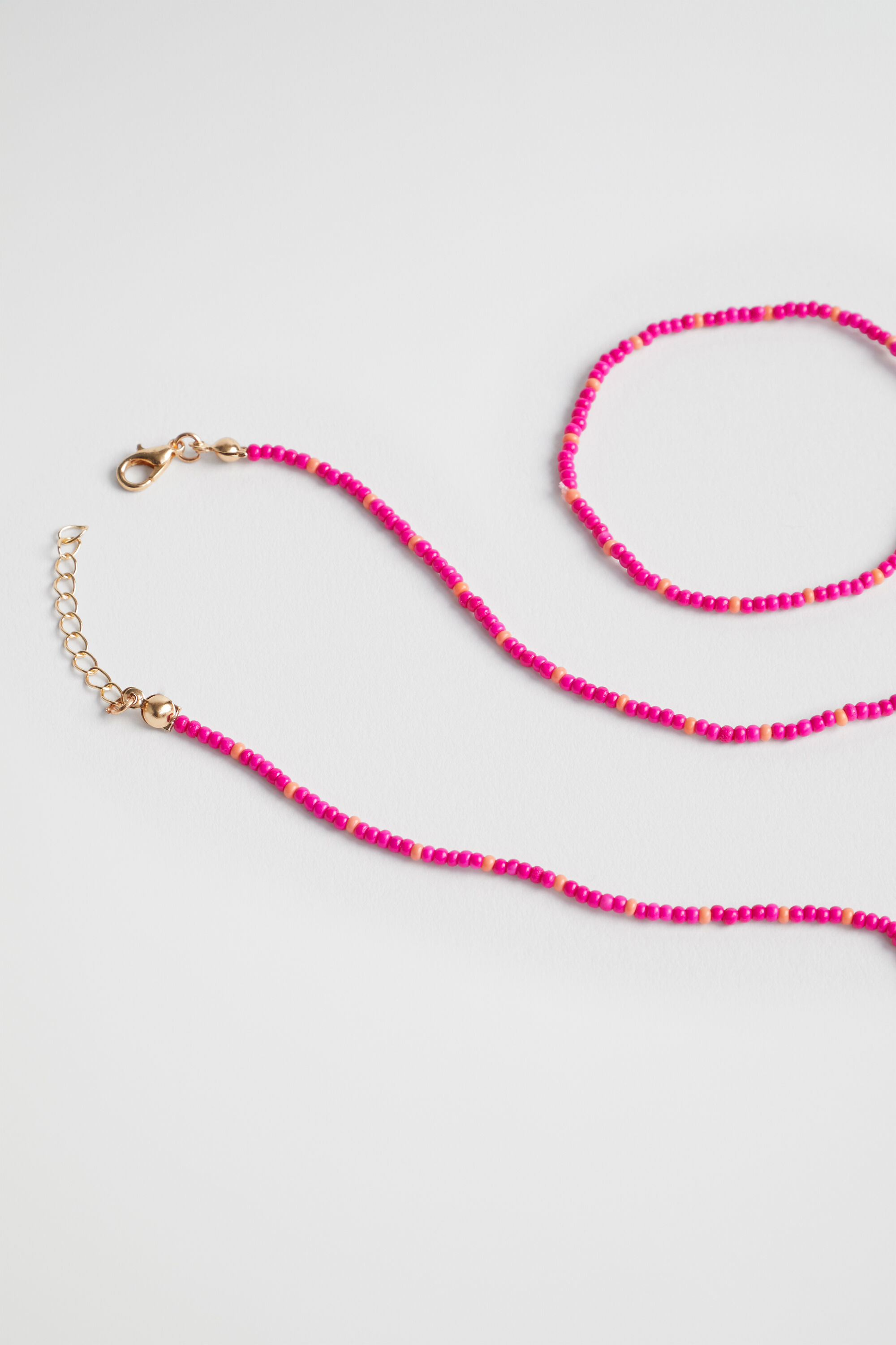 Initial Necklace and Bracelet Set Seed Heritage