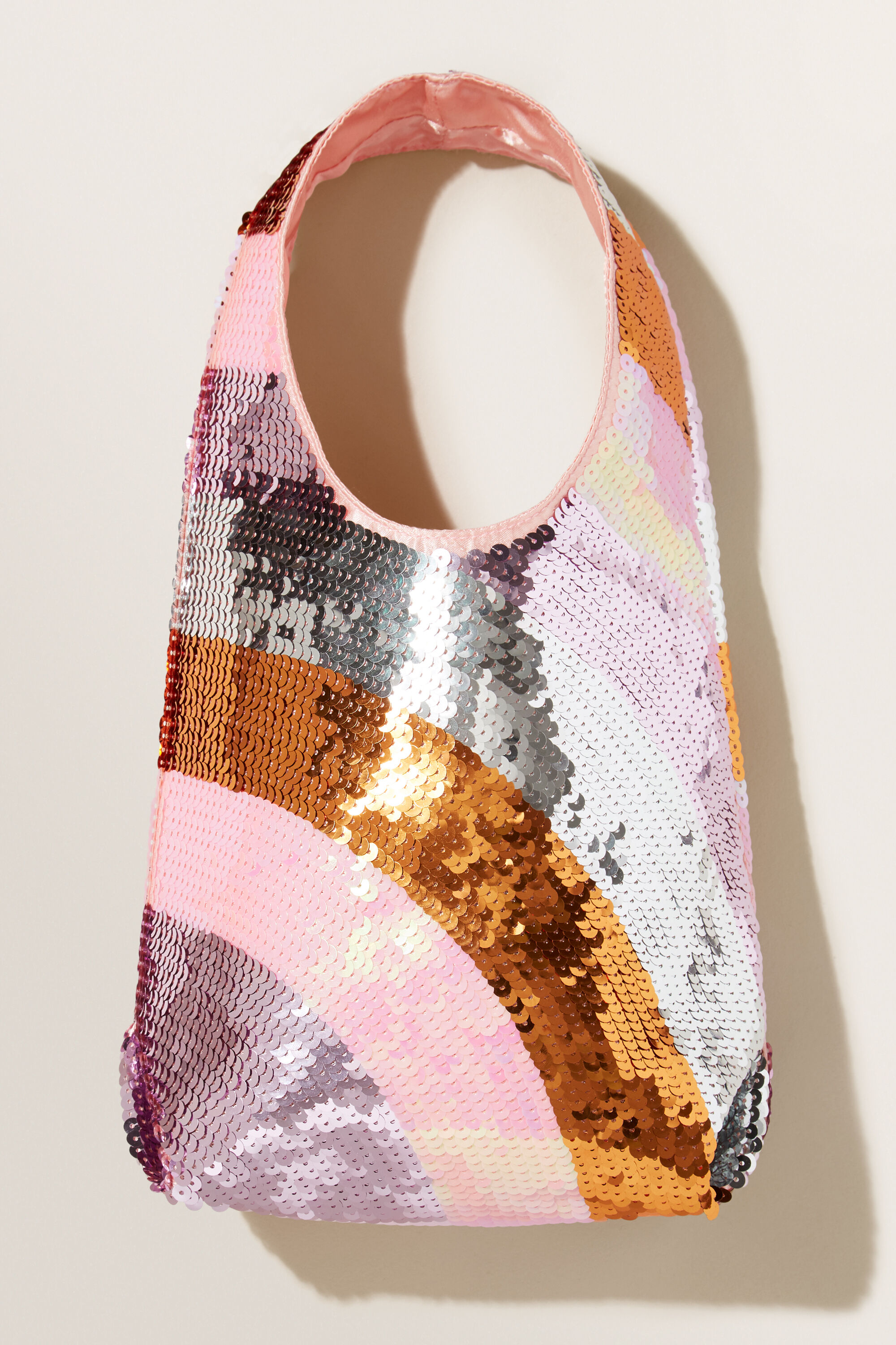 Sequin slouch outlet bag