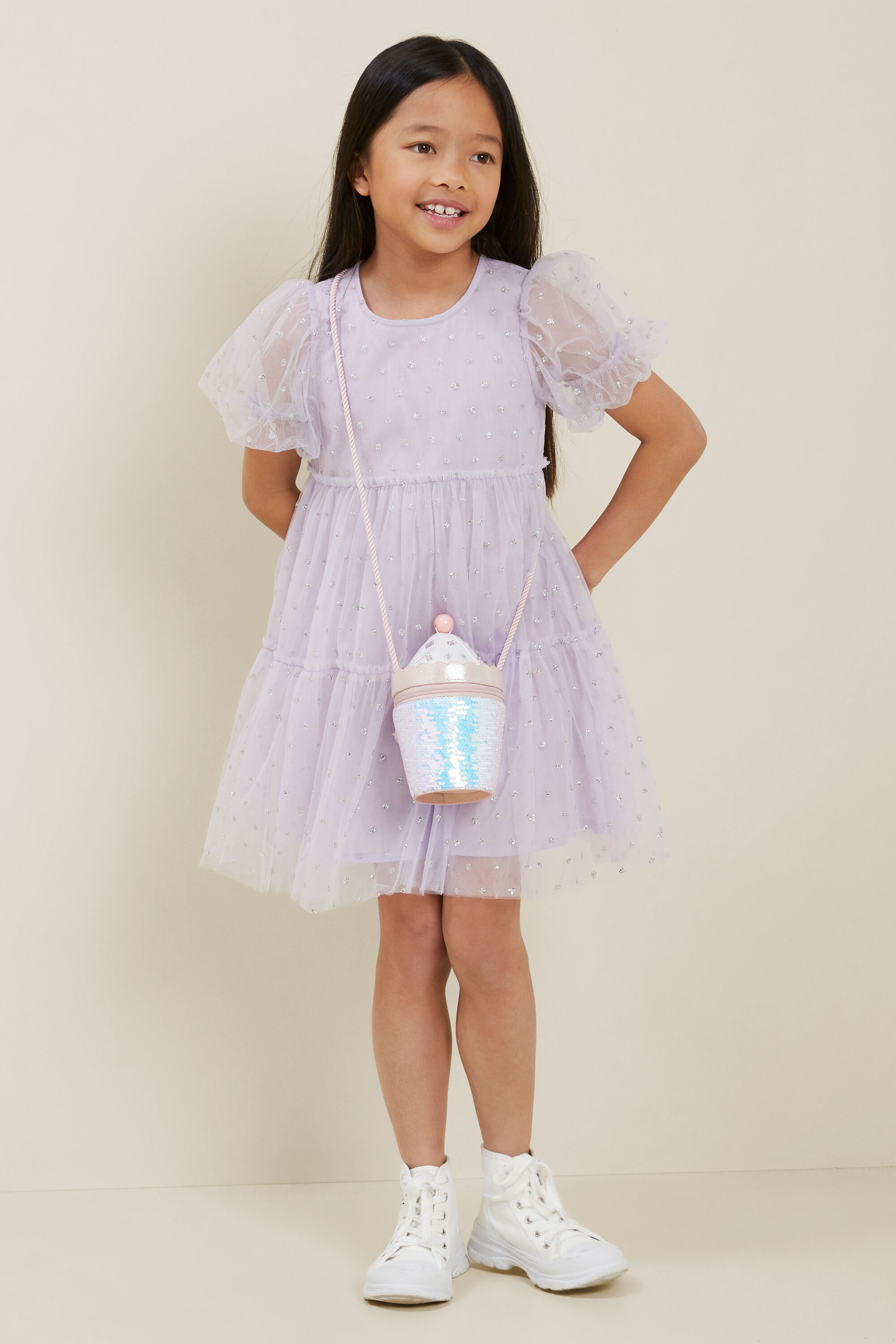 Glitter Tulle Midi Dress Seed Heritage