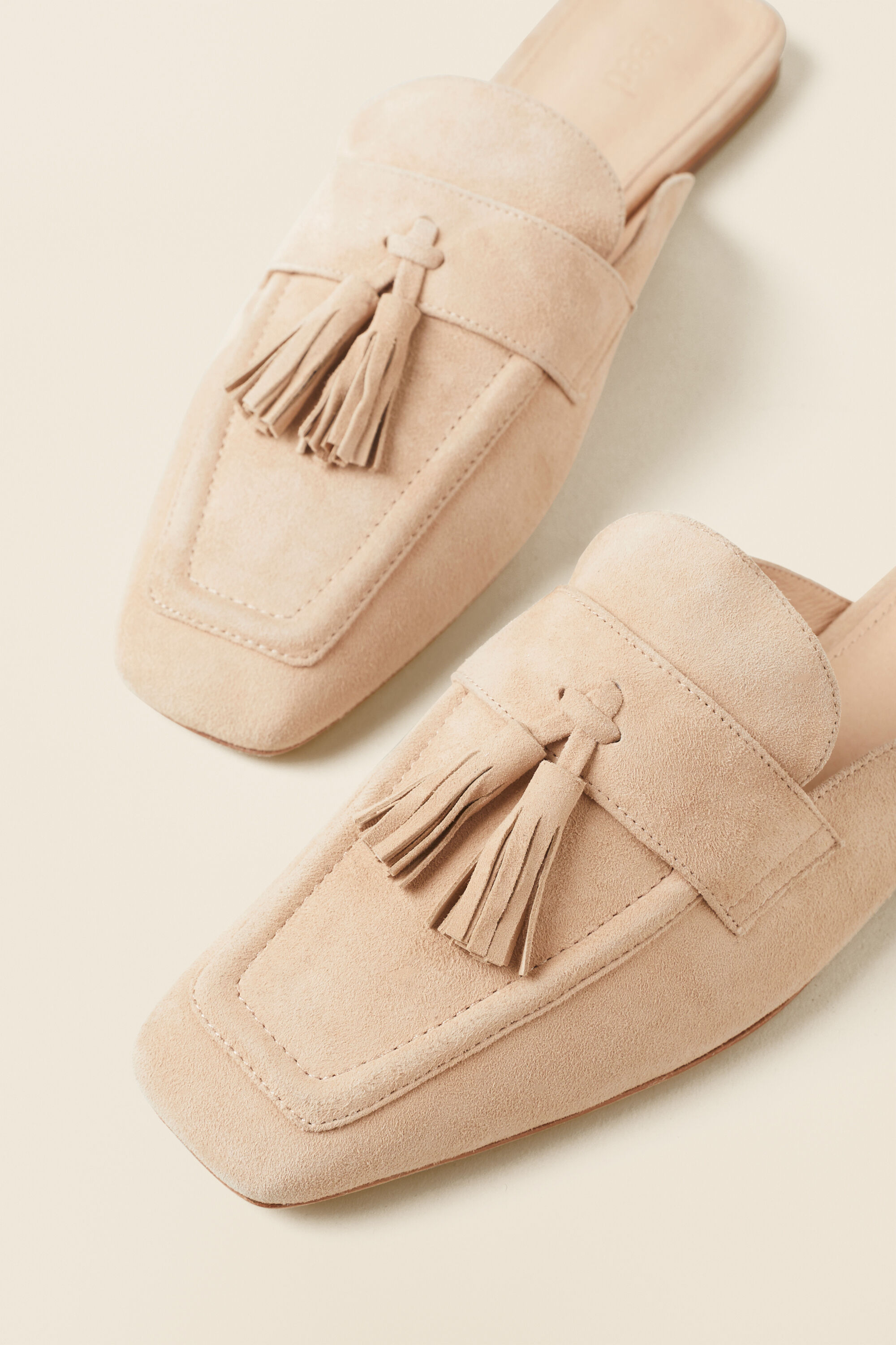 Tassel loafer mule clearance