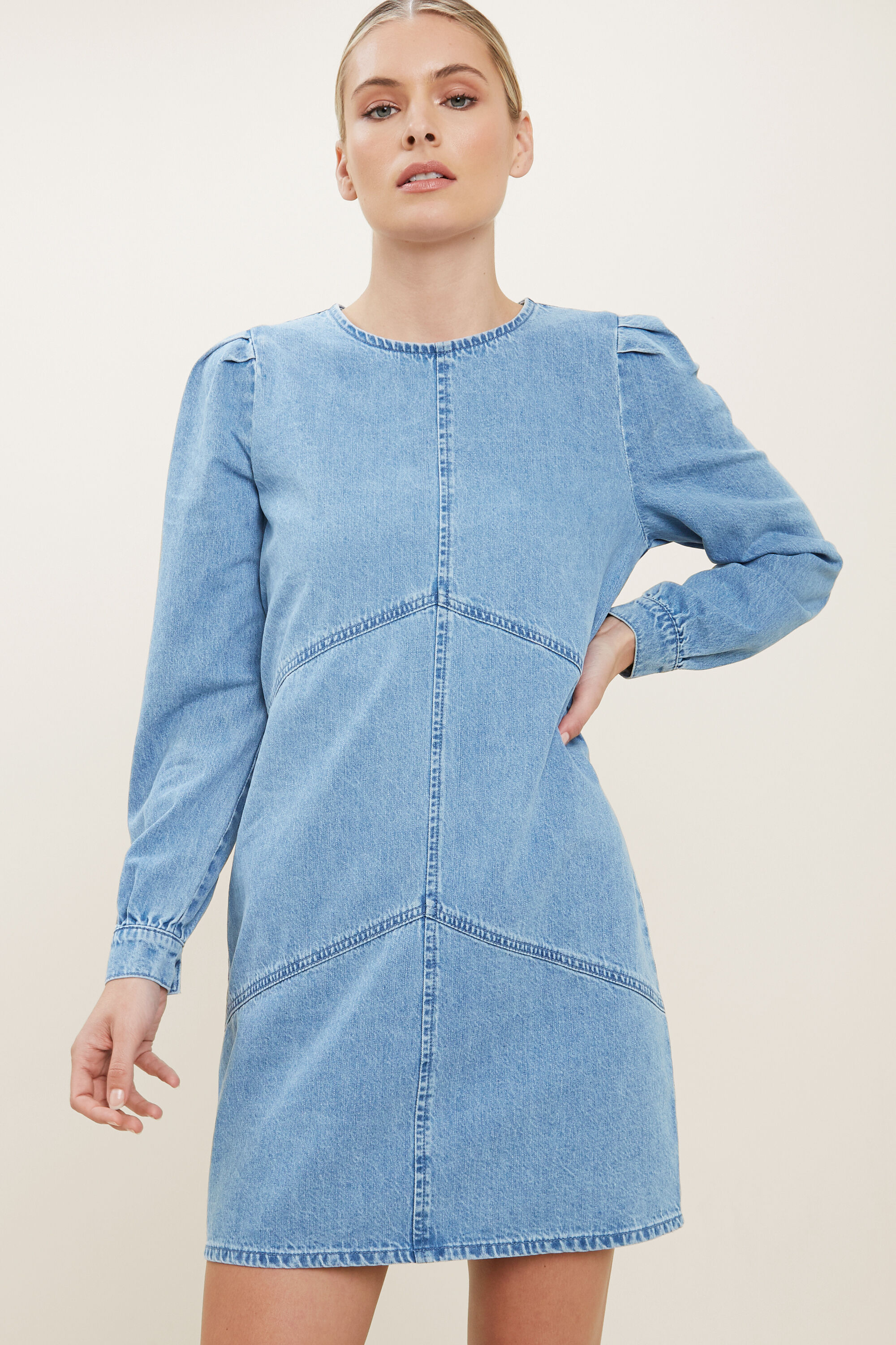Seed heritage denim dress clearance