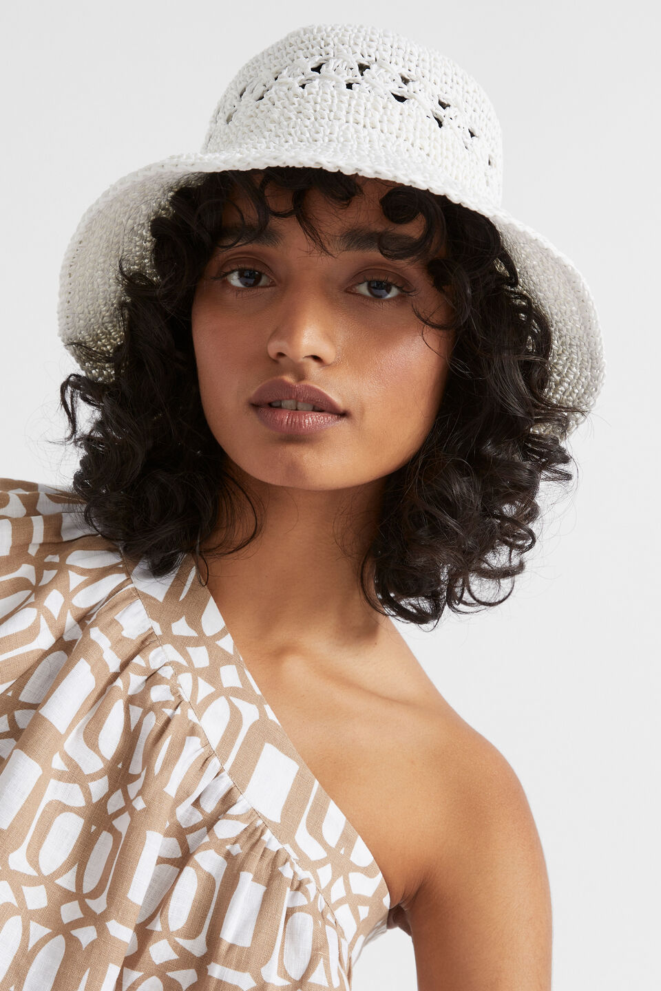 Crochet Straw Bucket Hat Seed Heritage