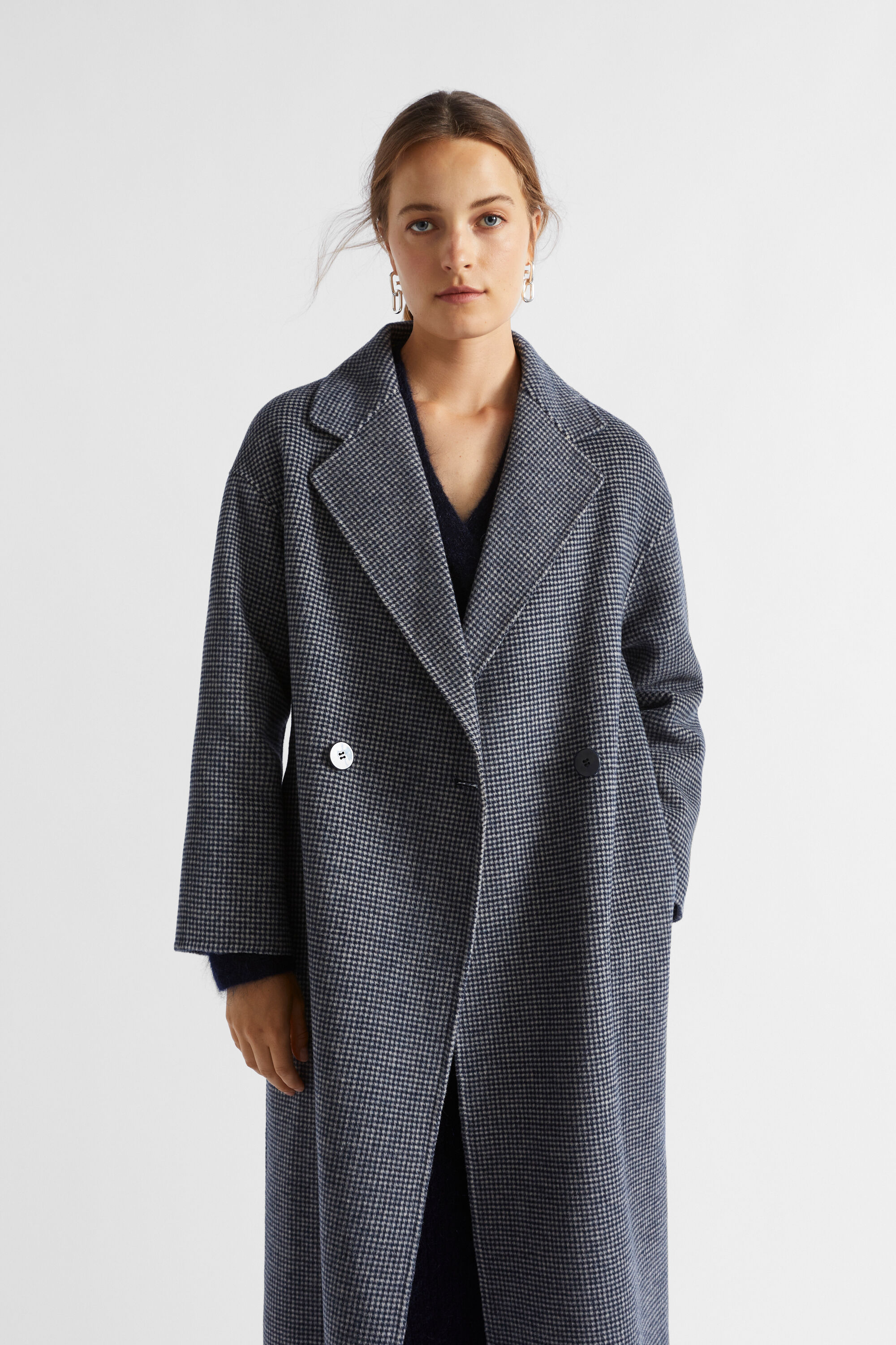 Gray oversized coat store