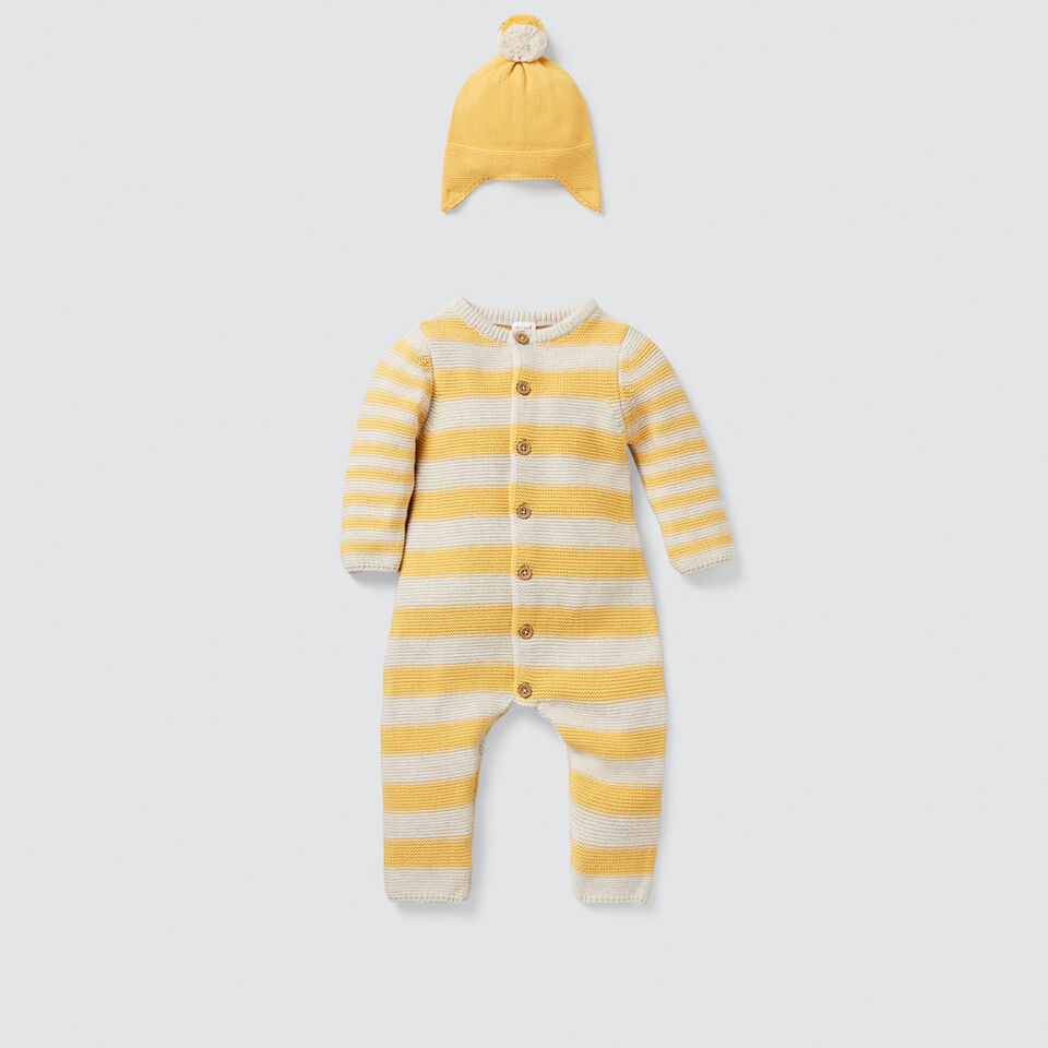 Knitted Stripe Jumpsuit Seed Heritage