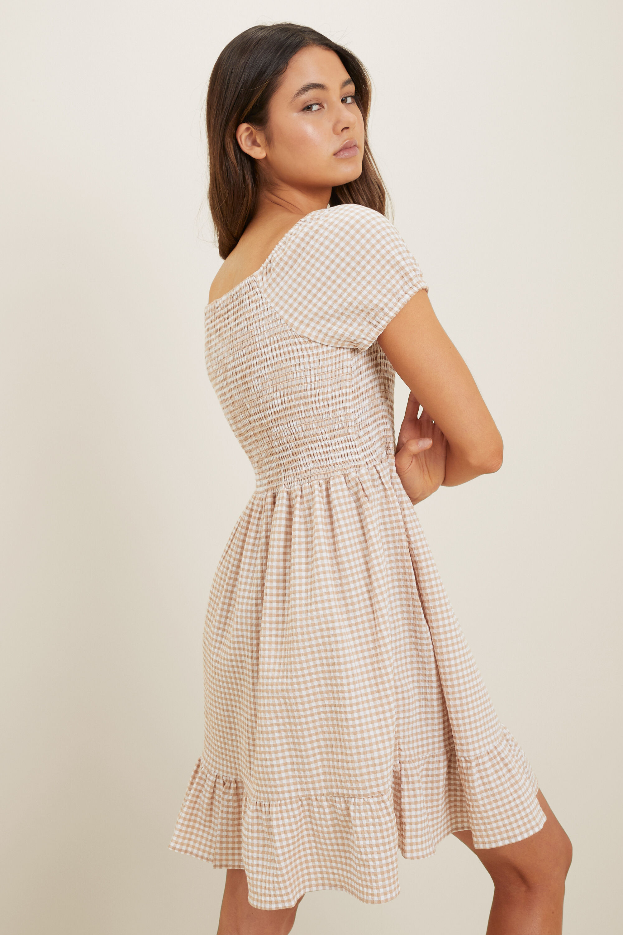 H&m store gingham dress