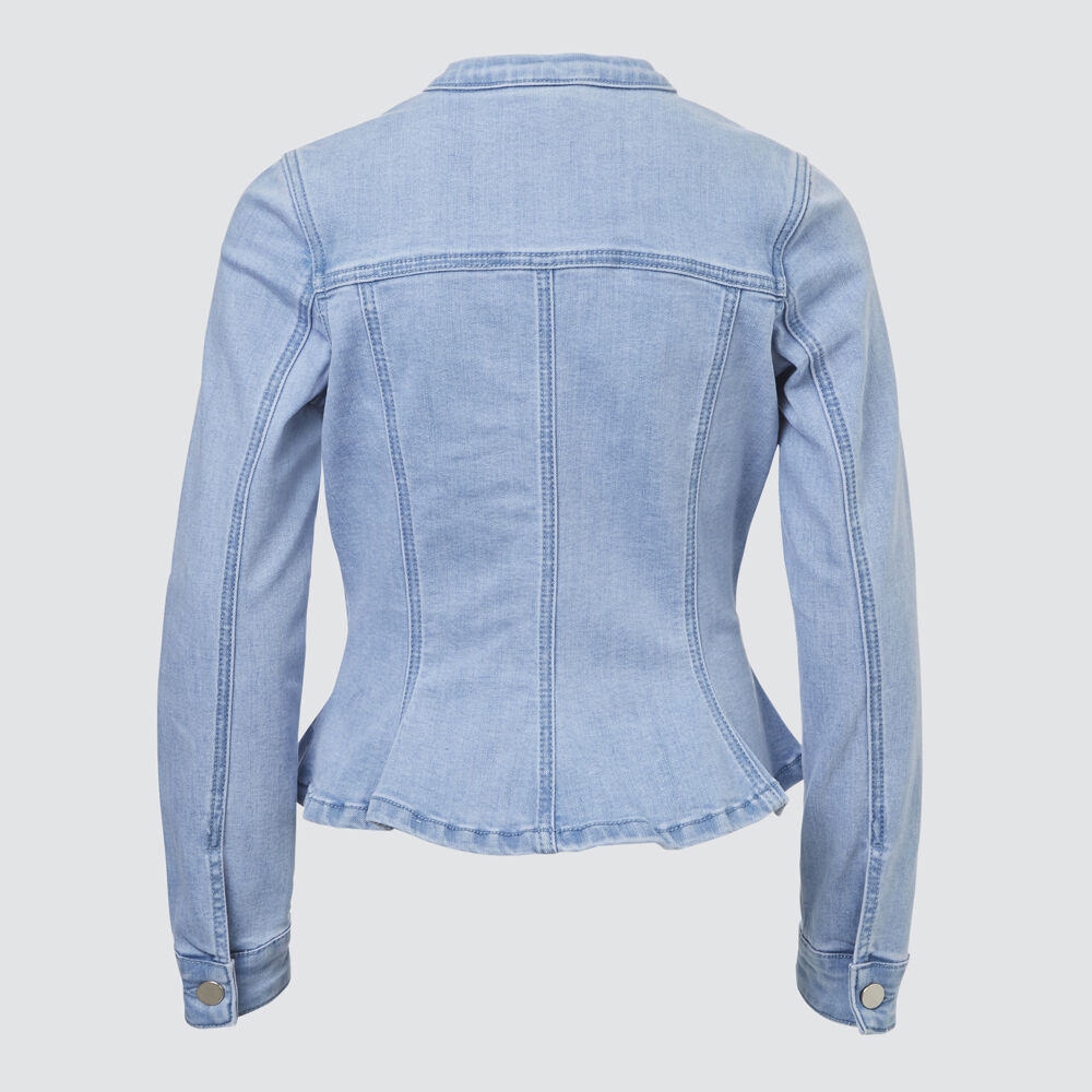 Peplum Denim Jacket